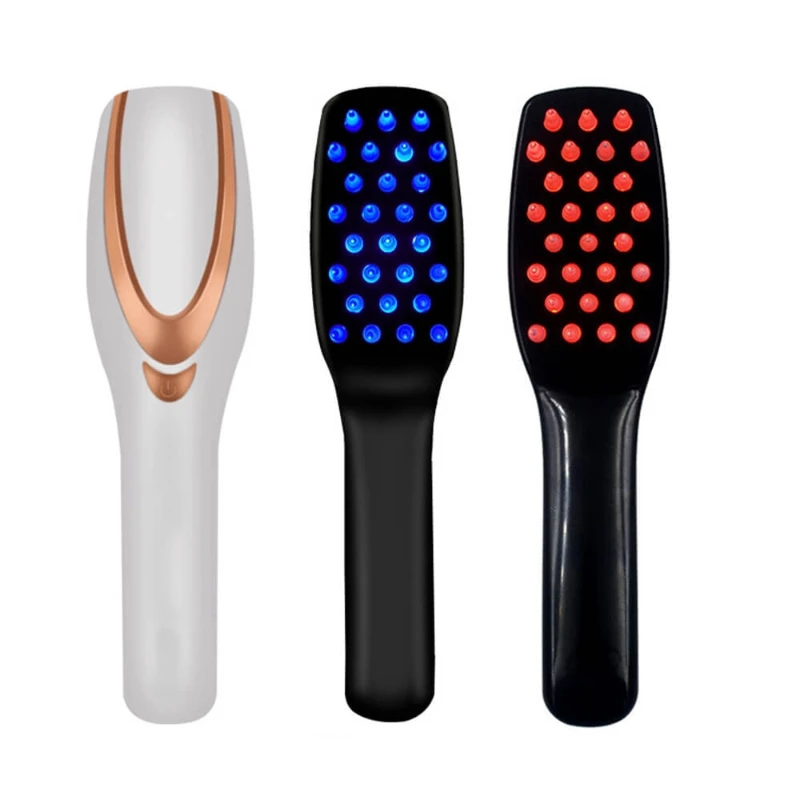 Electric Wireless Infrared Ray Growth Laser hair brush Head Massage brushes electric combs brushes
