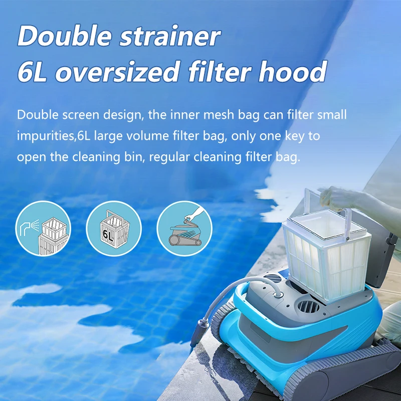 2023 New Arrival Wholesale Pool Water Cleaning Equipment Automatic Vacuum Cleaner