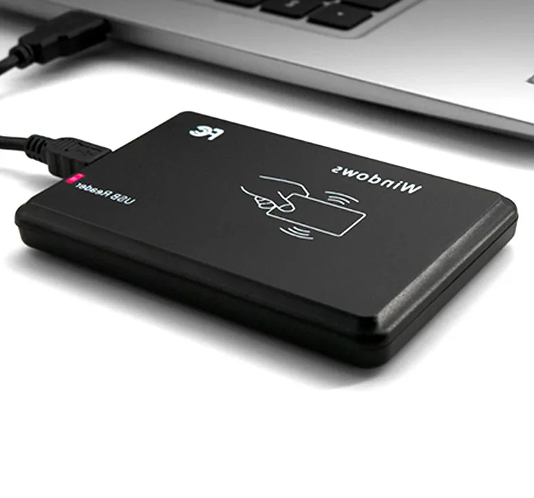 Without Drive Connect 8H10 Format 10 ID Numbers Output 125KHz LF RFID Reader USB Connect with Computer