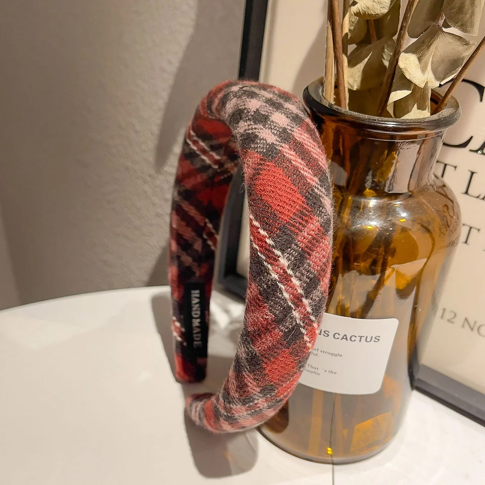 New Design Straw-braided Headband Knit Colorful Wide-brimmed Hair Bands Women Casual Style Fashion Fur Headband Hair Hoops