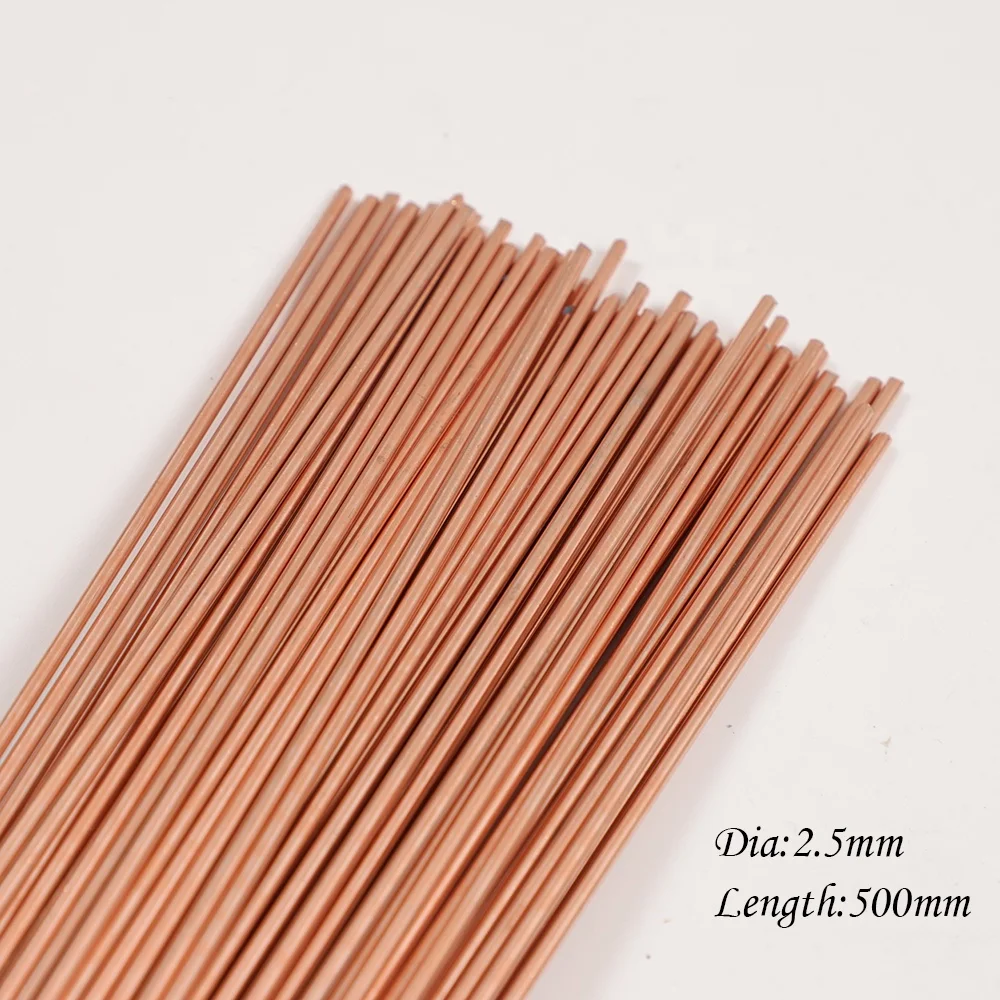 Copper phosphorus brazing brass welding rod welding wire bronze electrode soldering rod 1.0/2.0mm*500mm