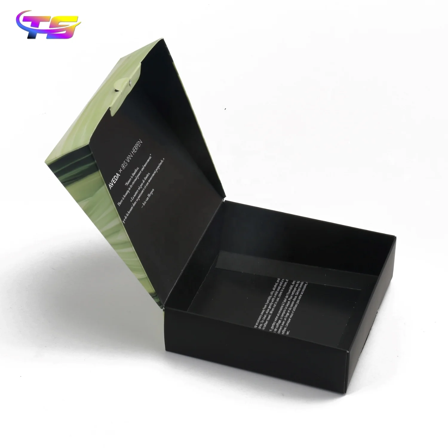 Высококачественная оптовая продажа индивидуальная цветная двухсторонняя бумажная упаковочная коробка для косметики подарки по более низкой цене