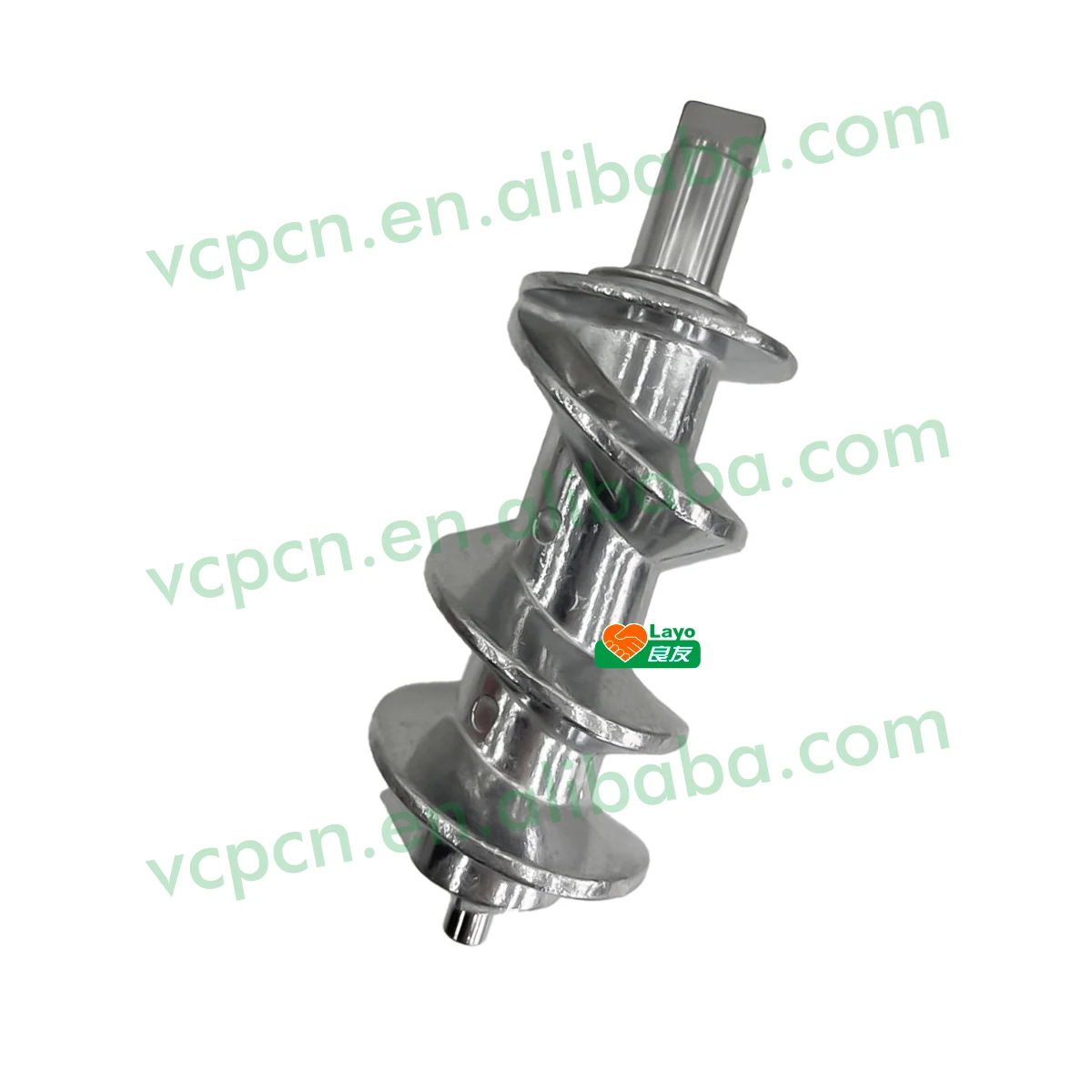 Pork Meat Mincer Grinder Crusher Screw Auger Meat Grinder Mincer Spare Parts Accessory Screw Ring Stainless Steel Aluminium