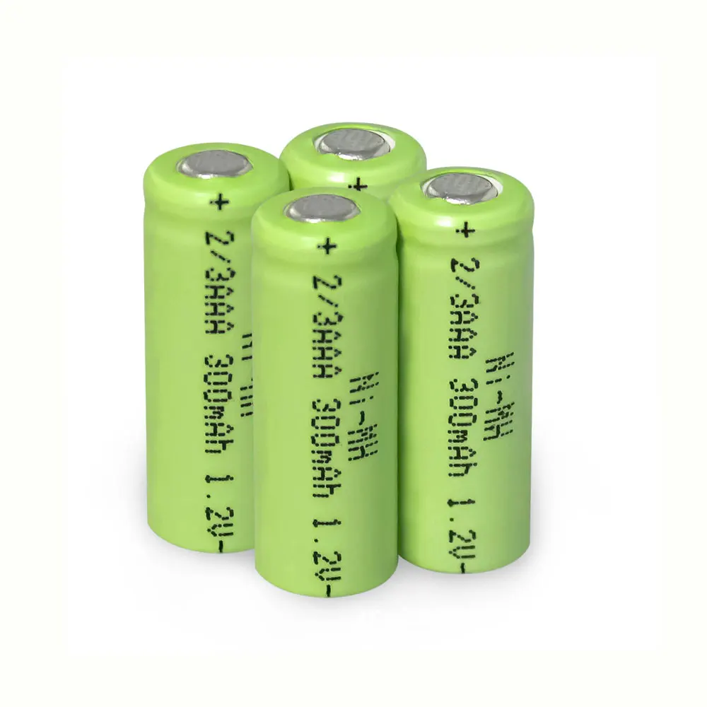 A Grade Quality Guaranteed NiMH/Ni-MH 2/3AAA 300mAh 1.2V Battery