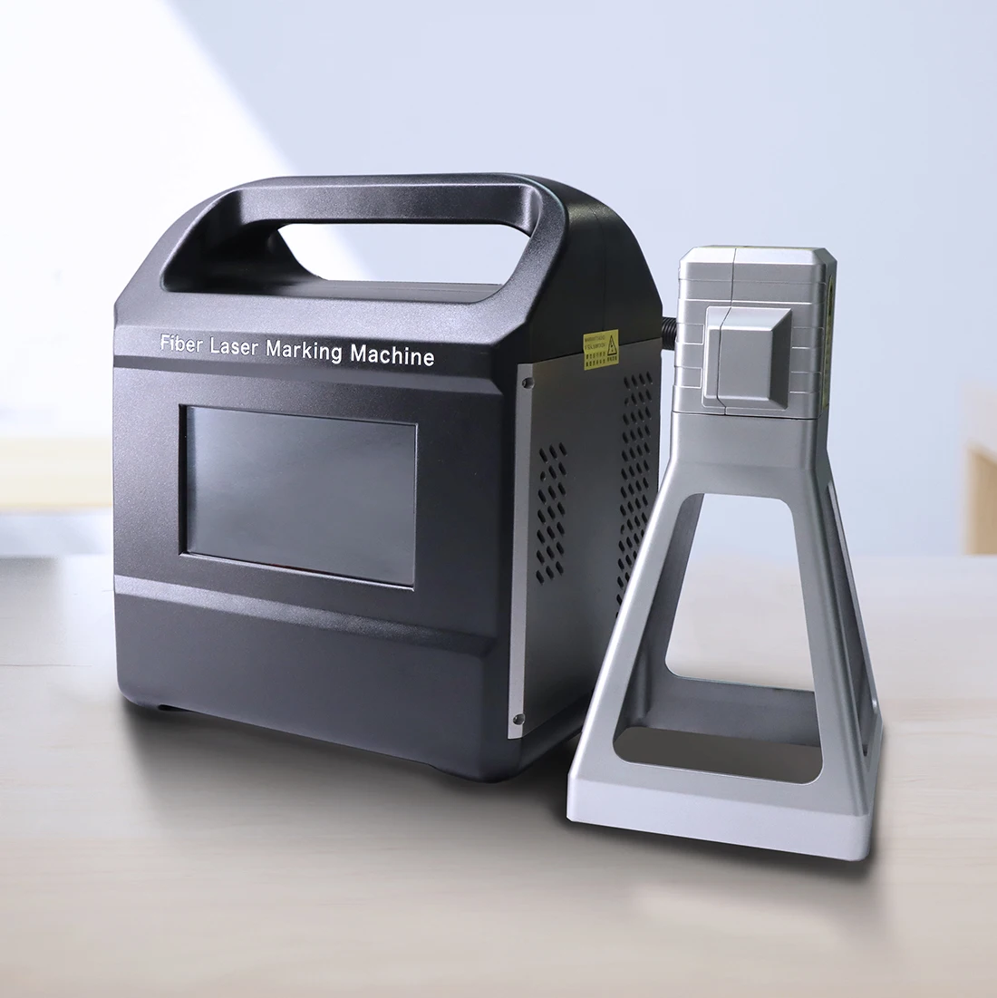 20w Engraving Pigeon Ring Printing Printer Fiber Laser Marking Machine For Truck Tire Plastic Metal