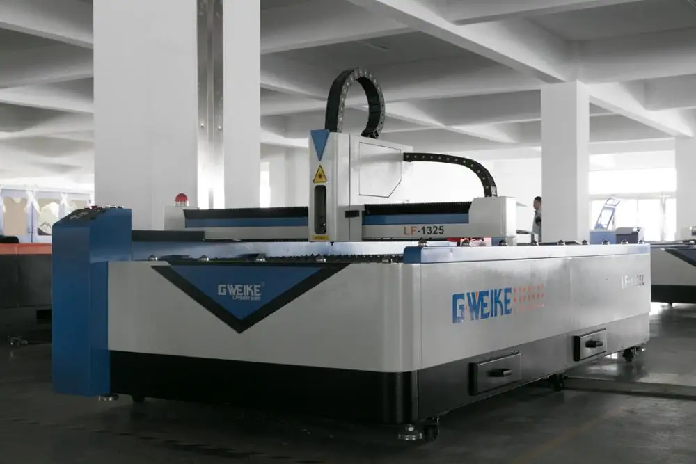 gweike Economical  Series 1500w fiber laser cutting machines for stainless steel in our factory