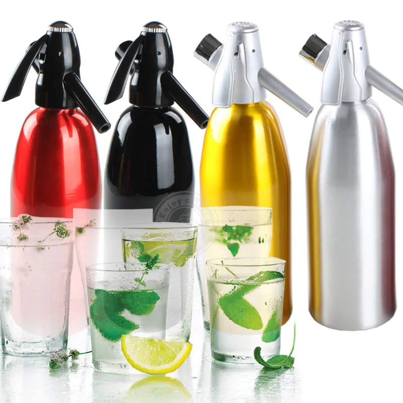 Ручная работа 1 литр алюминиевый аперол Spritz газировочный аппарат сифон для