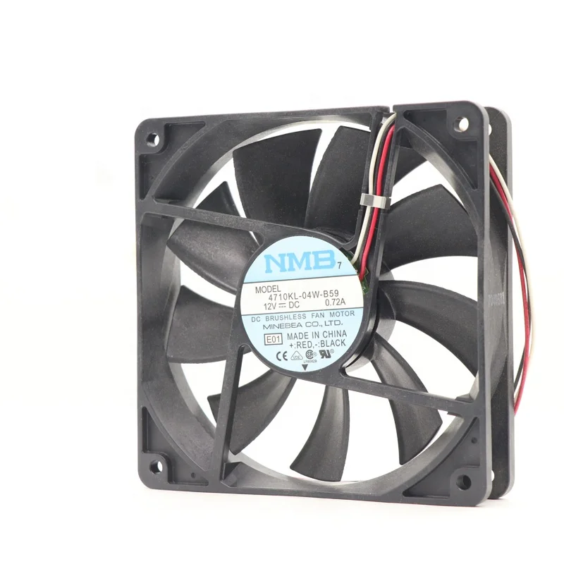 NMB 12В DC 0.72A 4710KL-04W-B59 12 см 120x120x25 мм 12025 95CFM 2800 об/мин инвертор торможение сигнал сигнала осевой охлаждающий вентилятор