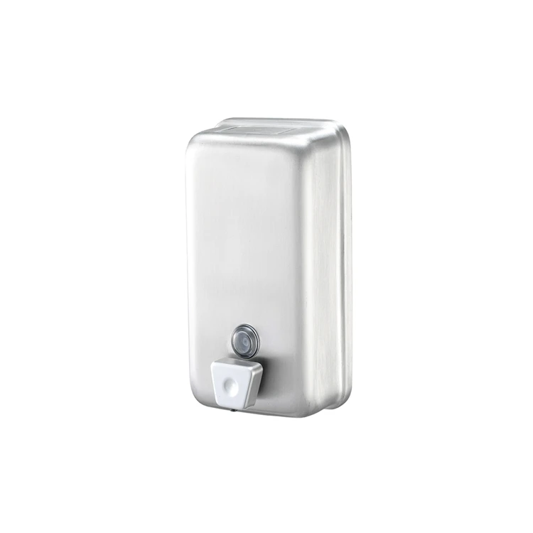 Stainless Steel Manual Soap Dispenser In Matte Black