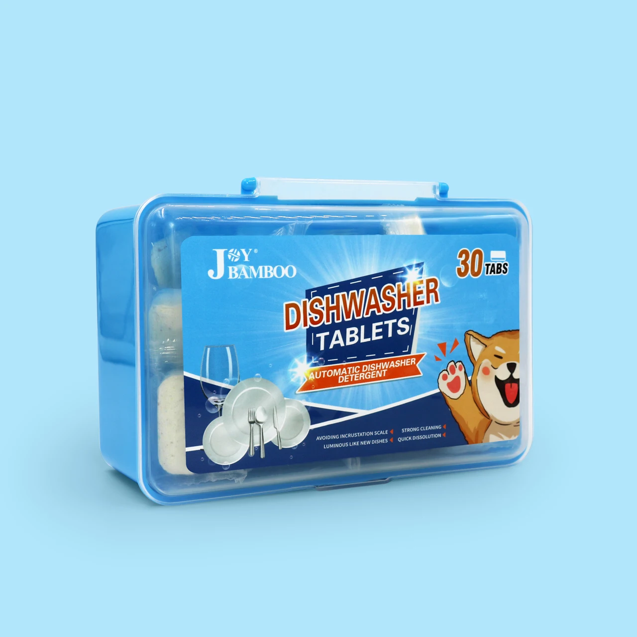 Dishwasher Detergent Powerbal  Detergent Tablets Dish Cleaning Fresh Scent Dishwashing Tablet