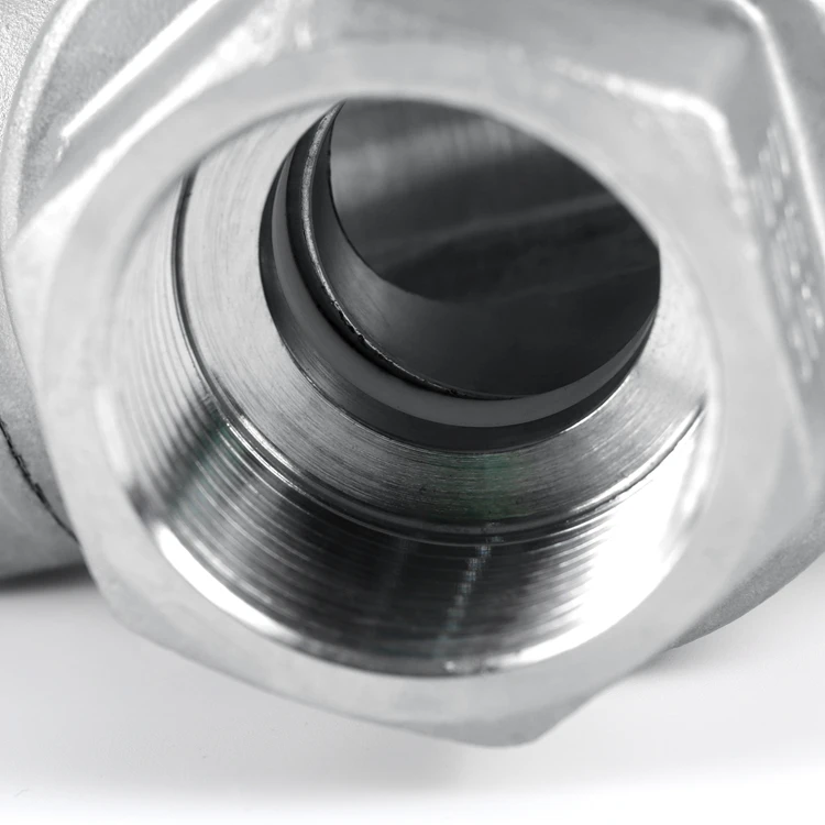 Китайский шаровой кран с внутренней ручкой SS