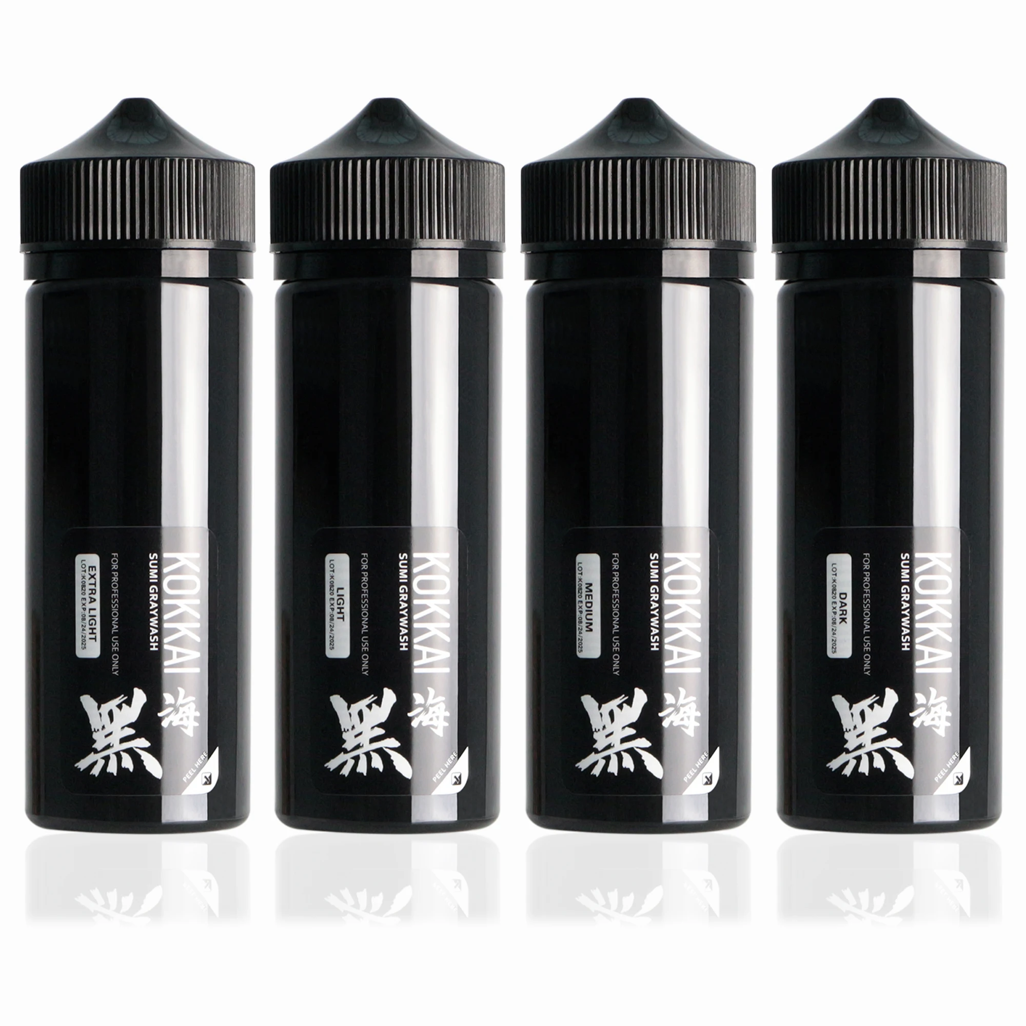 Черные чернила для татуировки OEM, черные чернила для татуировки DARK GRAYWASH