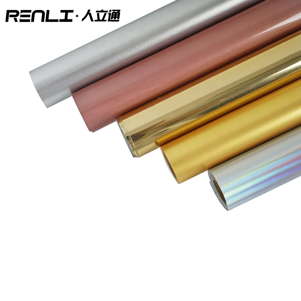 korea flex high quality sticker PU soft metal heat transfer vinyl for t shirts design sticker wholesales price