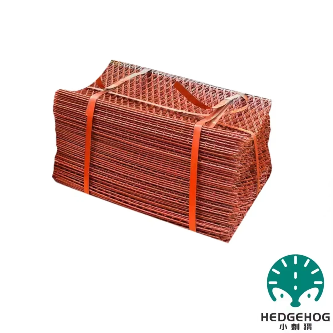 Construction Steel Palladium Mesh Scaffolding Steel Fence Mesh Sheet Construction Site Outer Frame Diamond Foot Pedal Mesh