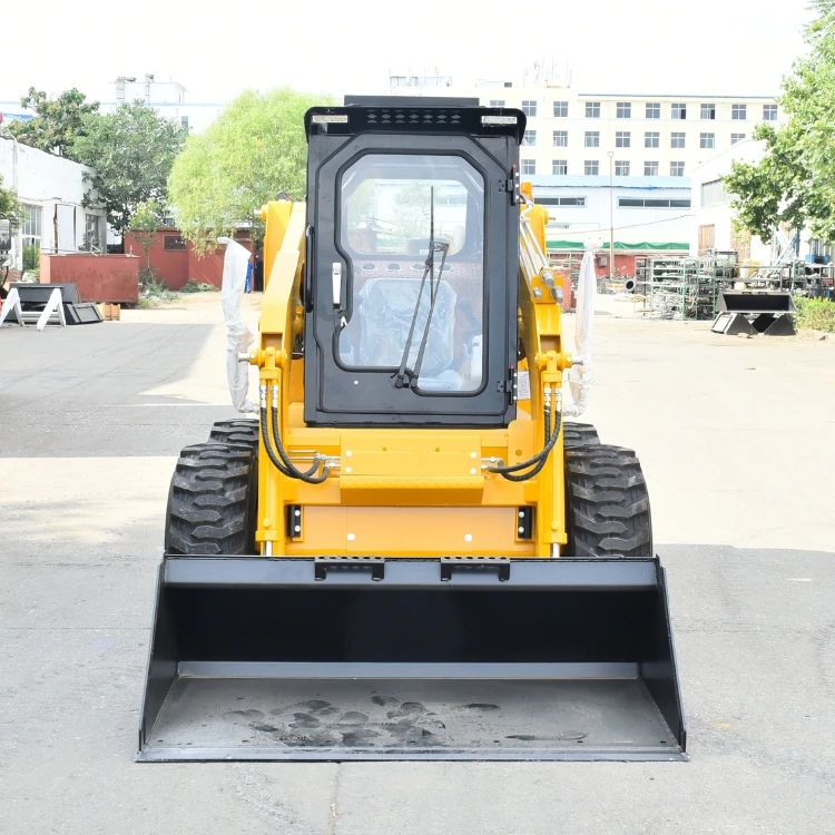 KDMA Skid Steer Loader With Backhoe Flail Mower Versatile for Landscaping Heavy Lifting Multi-Purpose Use