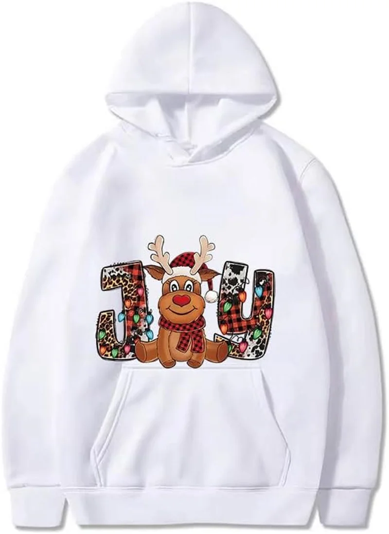 Deer Heat Transfers Vinyl Christmas Iron on Patches Stickers for T-Shirts Jeans Jacket Hoodies Clothing Decorations