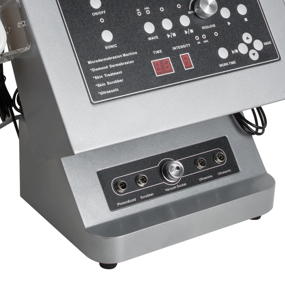 4 in 1 Diamond dermabrasion microdermabrasion ultrasonic hot cold hammer machine