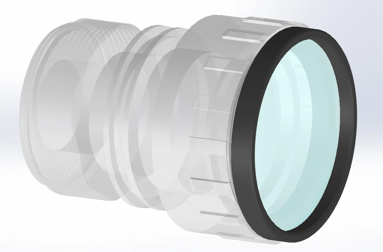 PVS14  PVS31 Objective Lens Sacrificial Window Protector Cover  Night Vision tube Monocular Protectors