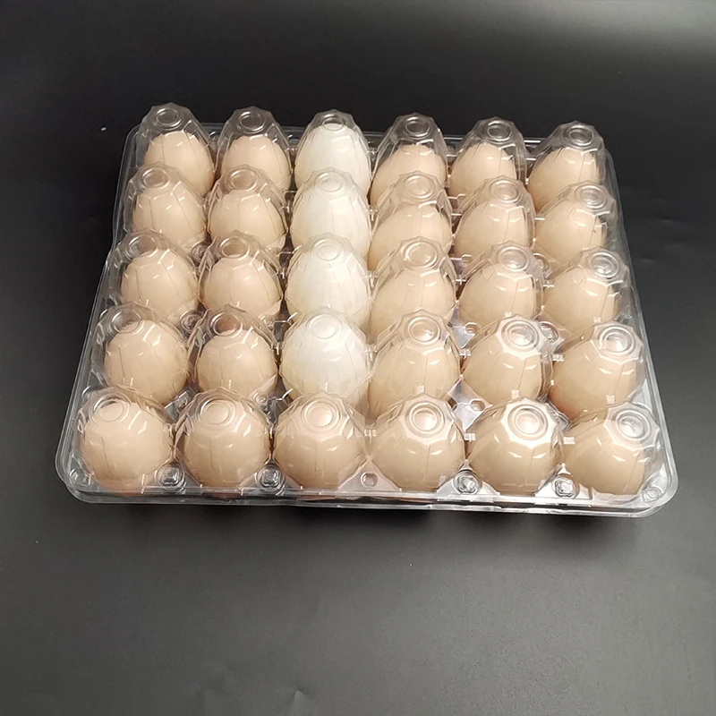 30 hole customized pet environmental friendly plastic flip egg tray