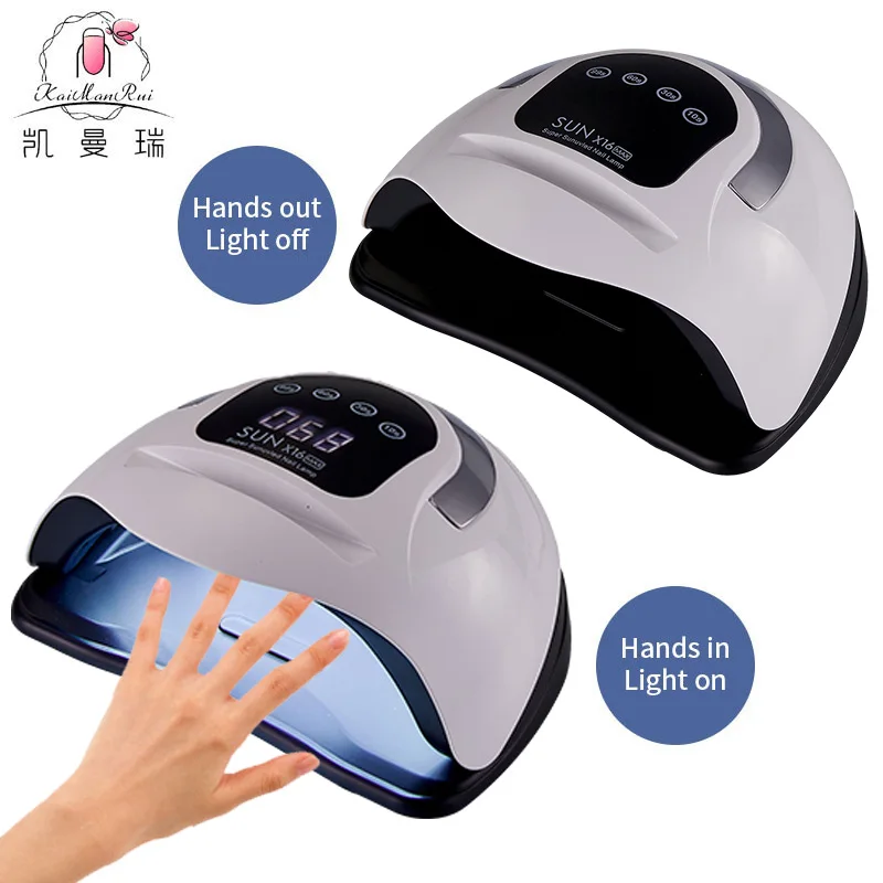 2024 Newest Portable SUN X16 Max UV Led Nail Dryer with High Power 320W for Professional UV gel Drying