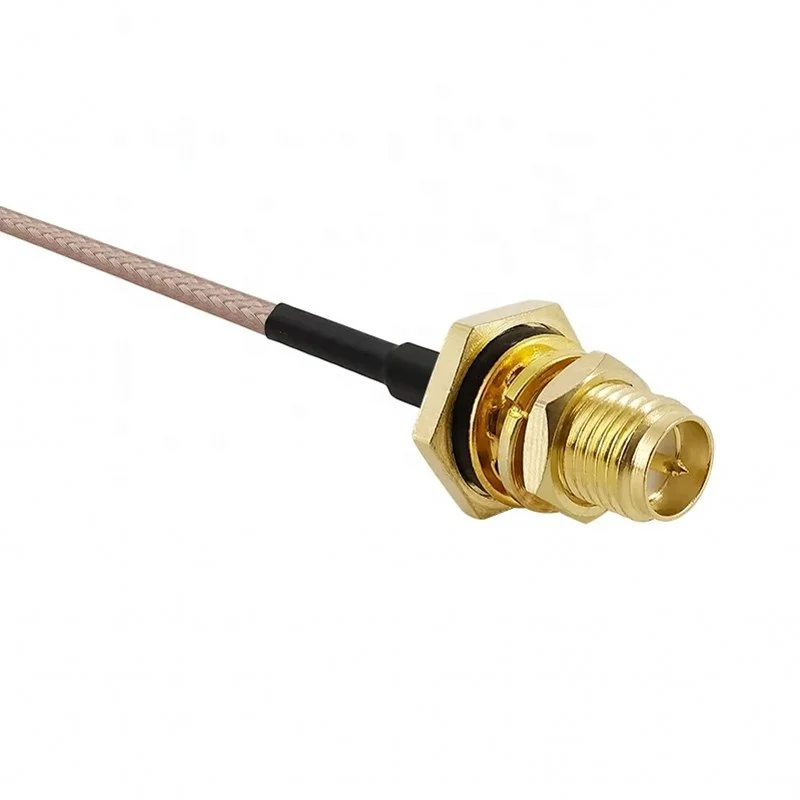  Коннектор RP SMA мама/SMA мама к U.FL IPEX RG178 RF коаксиальный ОТРЕЗОК