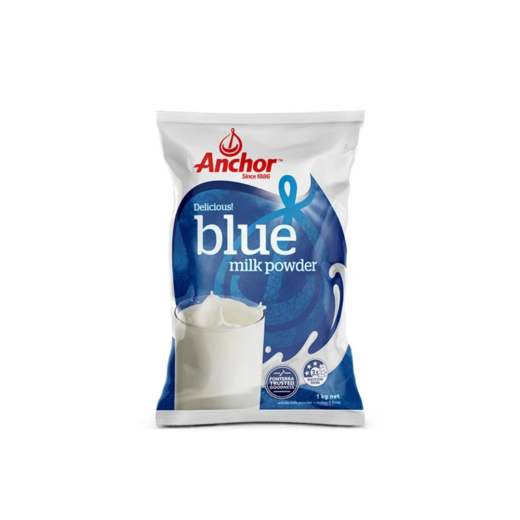 Anchor Blue Whole Milk Powder 1kg Sachet Manufacturers Suppliers Wholesale Price New Zealand Fresh Long Life Milk