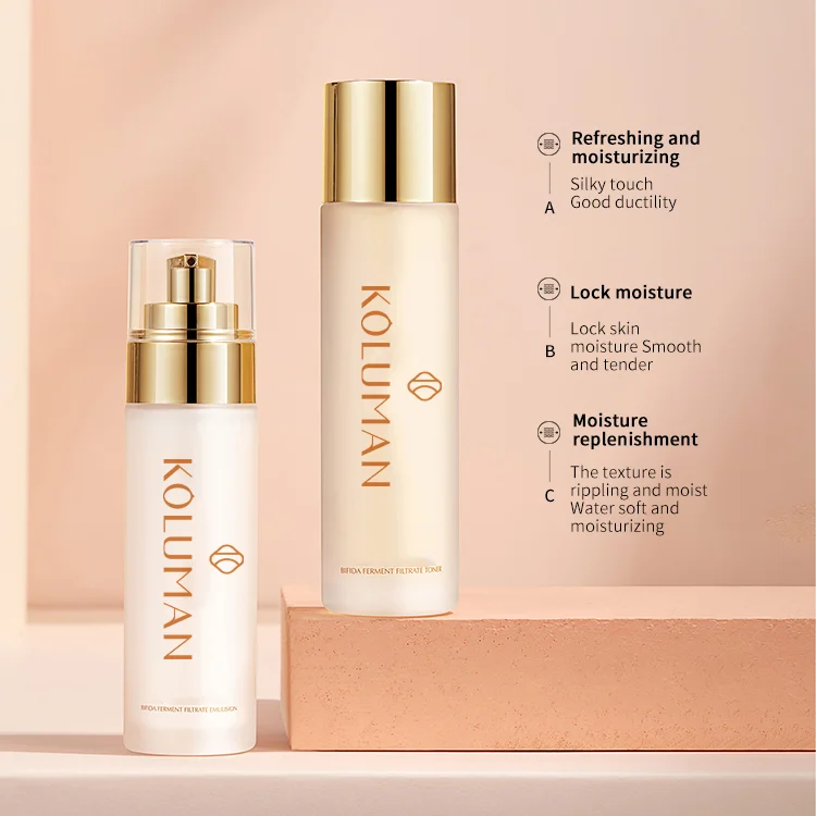 Private label customized organic pure natural female facial moisturizing and whitening skin care set