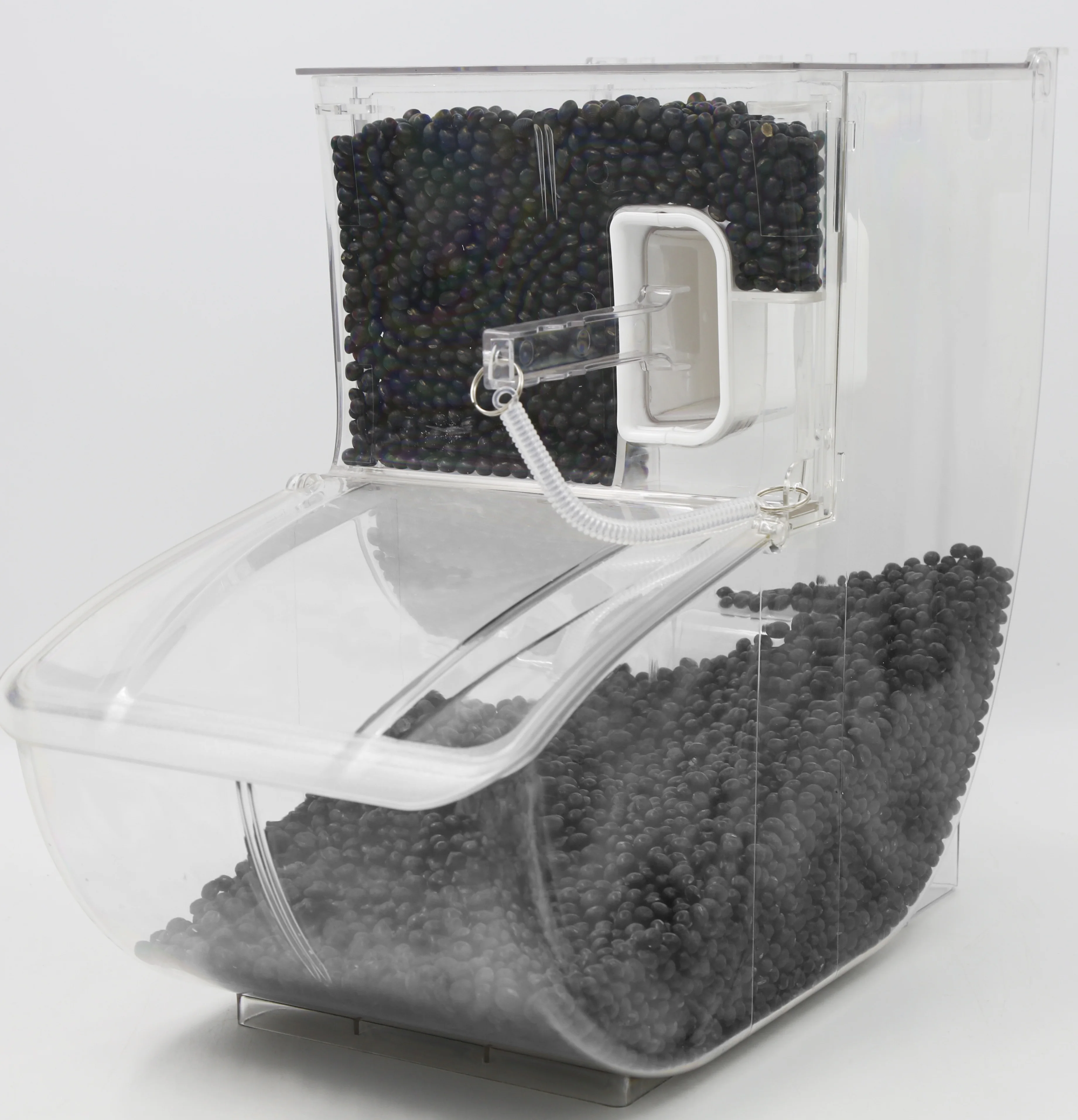 Popular High Clear Bulk Food Bin Candy Bin Scoop Bin
