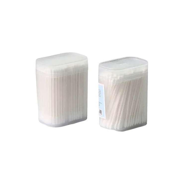 100pcs bamboo handle makeup bu nasal swab cleaning jumbo cotton swab