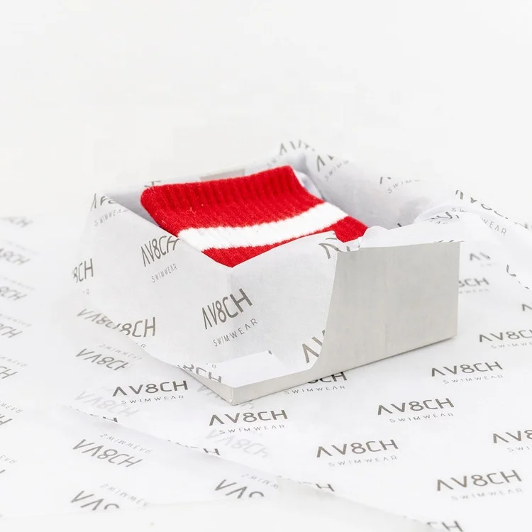 Branded Tissue Paper Custom Logo Clothes Wrapping Shoe Stuffing Paper Waterproof Carton Packing Gravure Printing Specialty Paper