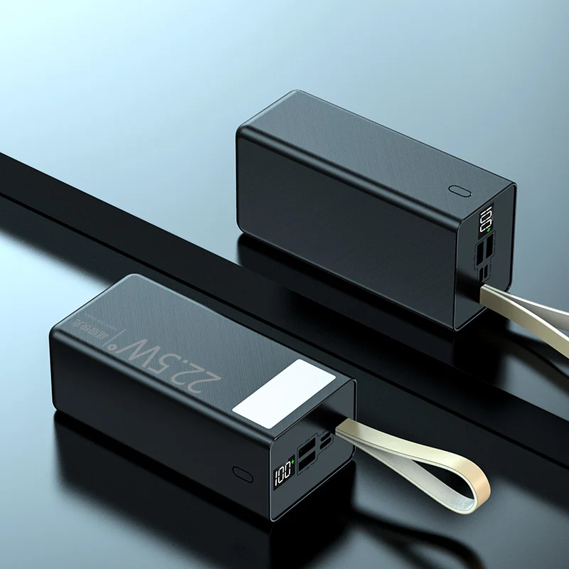 Super High Capacity Powerbank 40000mah Power Bank Mobile Phone Charger Power Supply Double Usb Output Power Bank 40000mah
