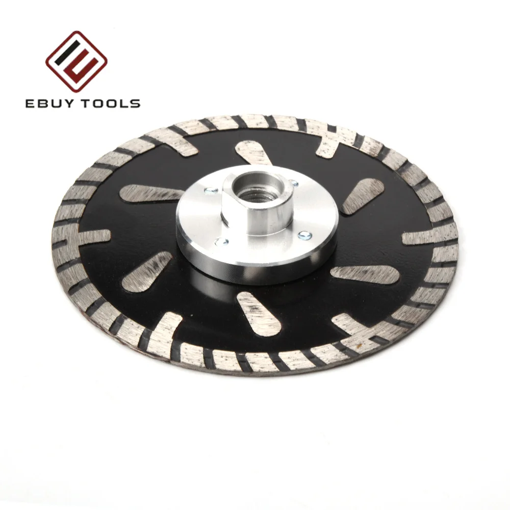125mm Turbo Diamond Pcd Saw Blade Circular Continuous Rim Cutting Blade For Brick Ceramic Marble Cutting