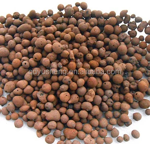 aquaponics grow bed hydroton clay pebbles