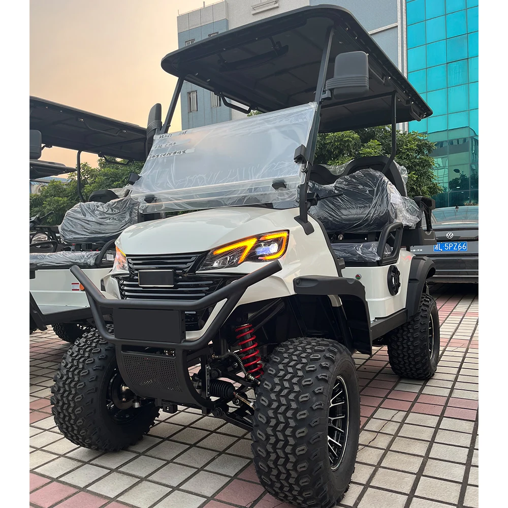 2024 Borcart Oem Odm Luxury Electric 4 Seater Golf Cart Carrito De Golf Sightseeing Golf Cart Off Road Club Car