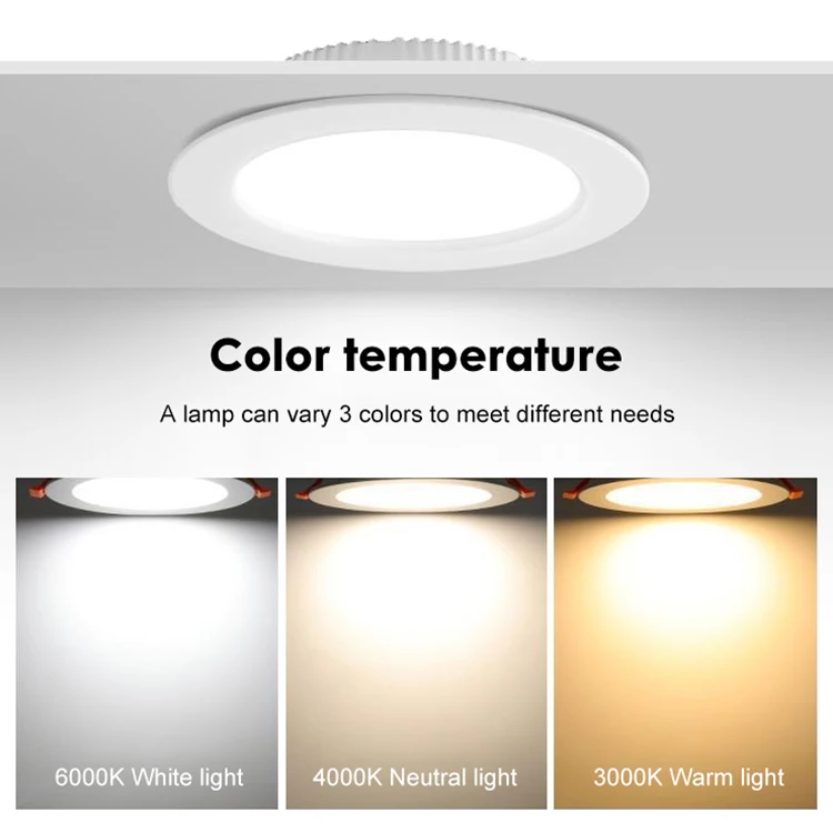 5 years warranty Anti Glare Aluminum LED Down Light 5w 7w 12w 18w 24w Led Spotlights spot lamp Recessed Ceiling Led Downlights