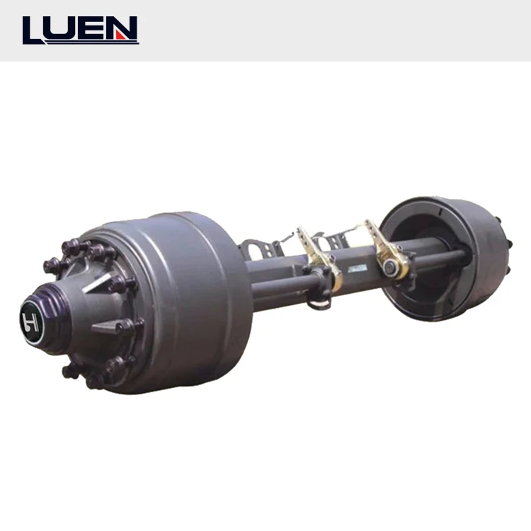 Semi Trailer Axles Wholesale Low Price Heavy Duty BPW Fuwa Lowbed Truck Trailer Axle