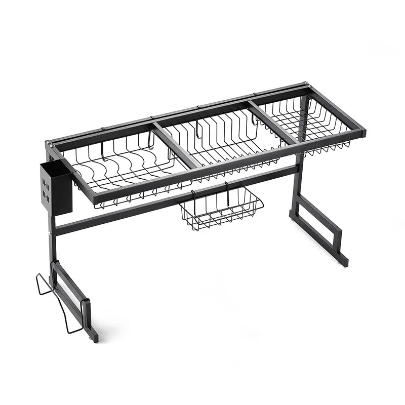 China factory Cutlery Dish Drying Rack for Kitchen Sink Storage Counter Kitchen dish drainer Organizer