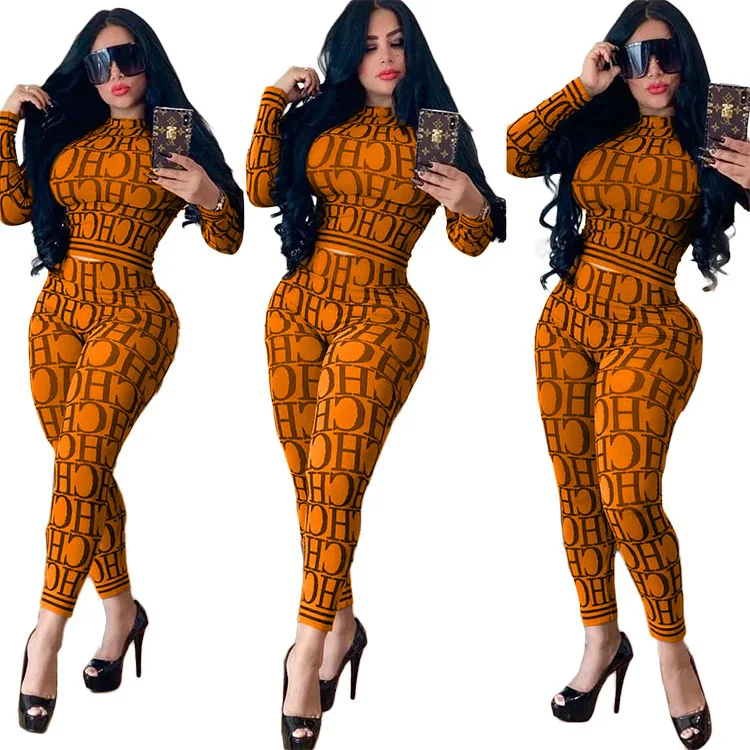 OLAF 2023 Fall Women Luxury Clothes Designer 2 Piece Tracksuit Set 3xl Outfits Clothing Fashion Brand Two Piece Pants Sets