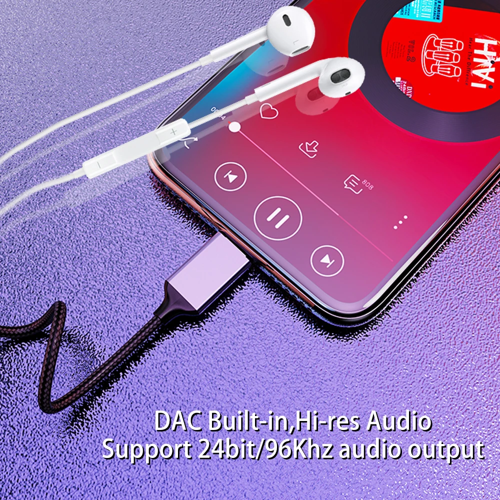 TypeC на 3 5 мм аудио адаптер mmJack Aux плетеный кабель наушники для Iphone 15 Huawei Jack