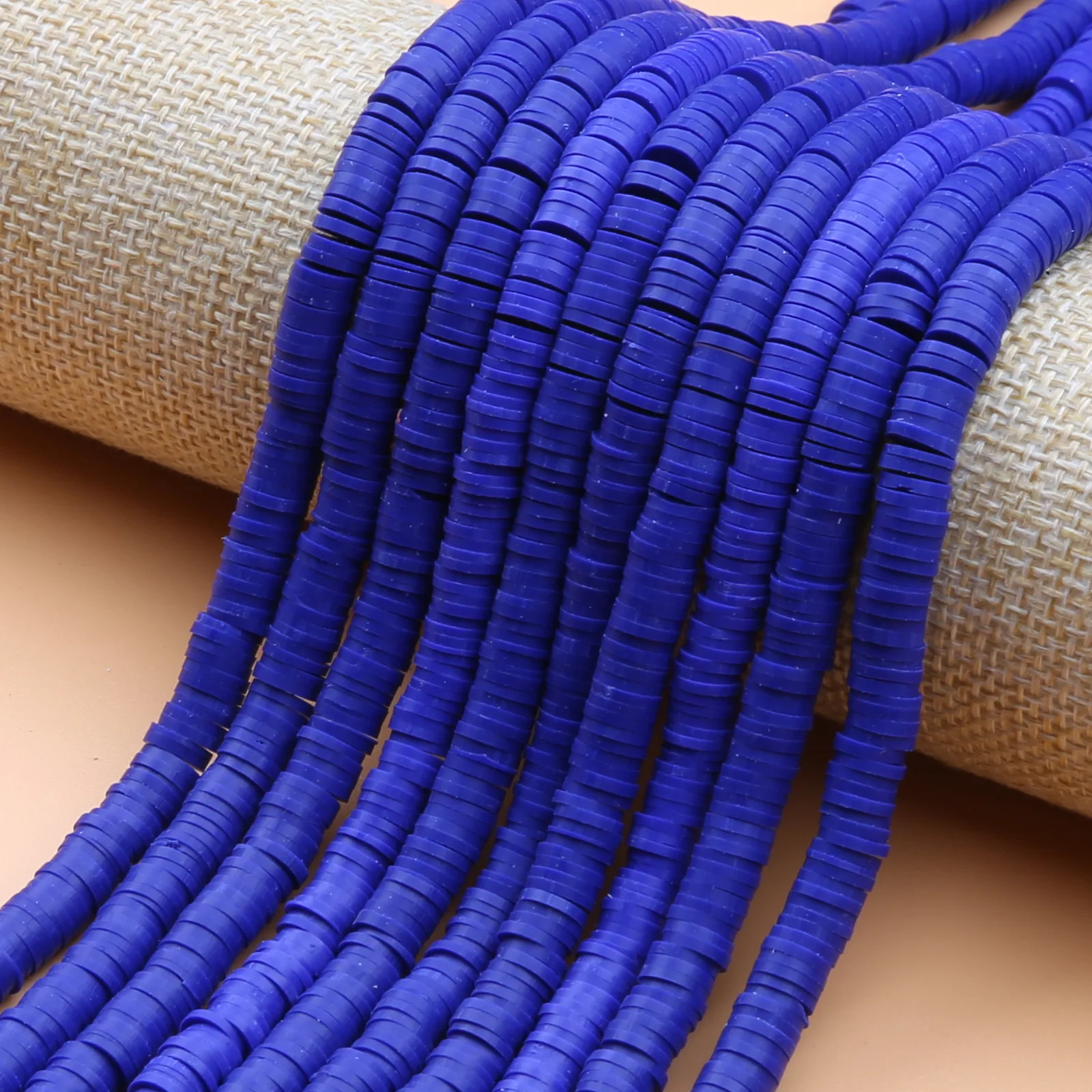 Solid color clay beads polymer clay beads for Jewelry making