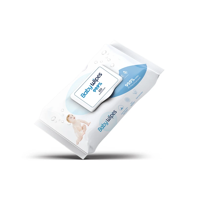 Wholesales Customized 99% Pure Water Biodegradable Wet Wipes Nature Disposable Baby Wet Wipes For Newborn