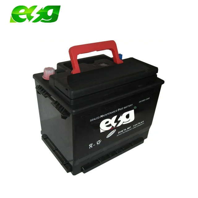 ESG Cheapest 100% full capacity  12v 45ah 50ah 60ah 70ah Auto accumulator car SMF battery