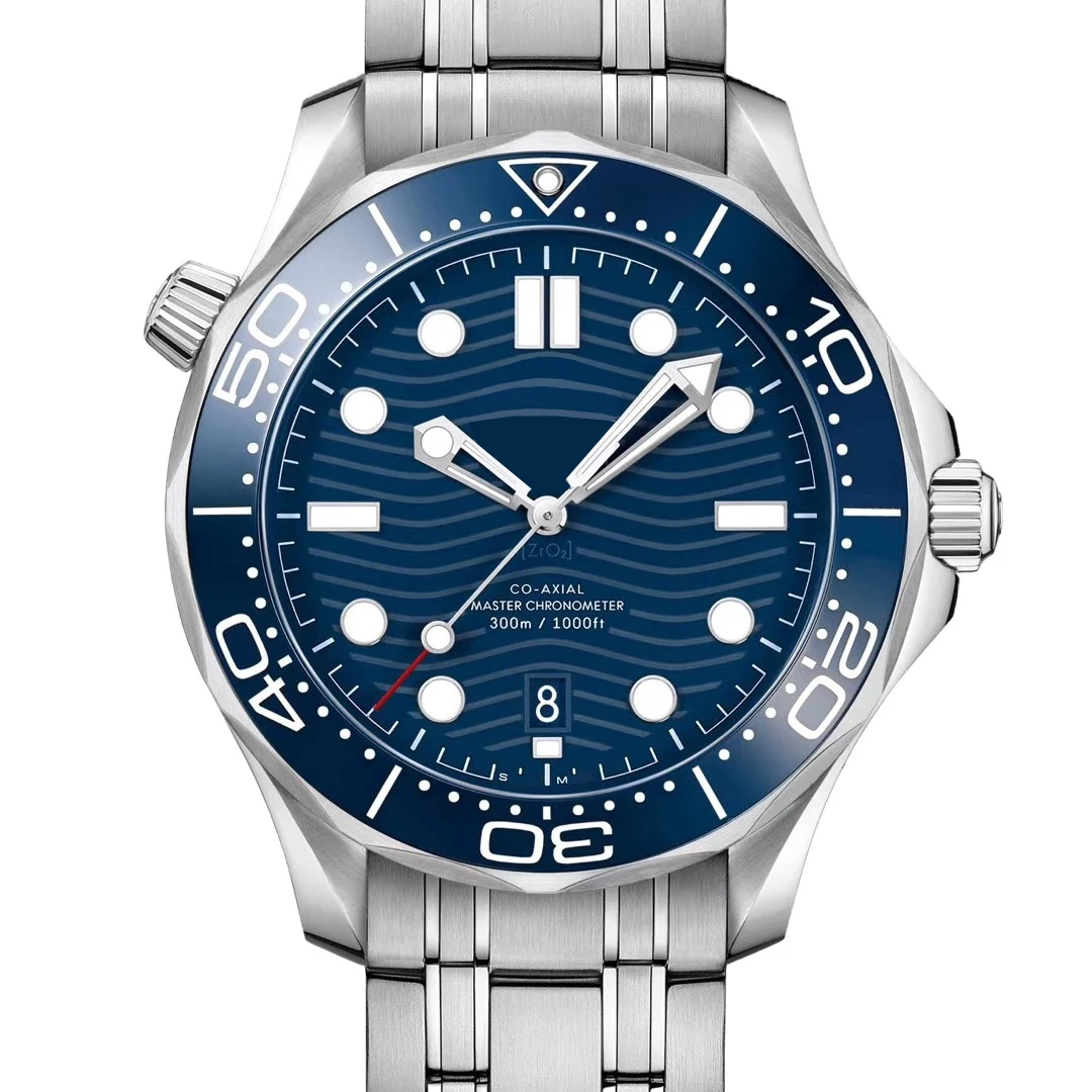 
OMG14 Top Quality Luxury Mens Watches Automatic 904L Stainless Steel Sapphire Mirror Glass Watches 