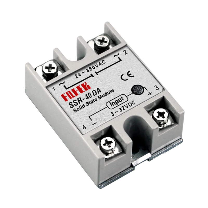 10DA-100DA single-phase solid state relay DC control AC and sell radiator
