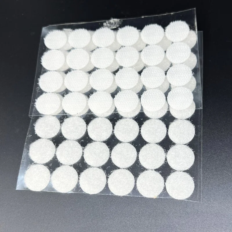 Classroom Office Home Self locking Coins fastene Tapes Diameter Sticky self adhesive nylon hook and Loop Dots