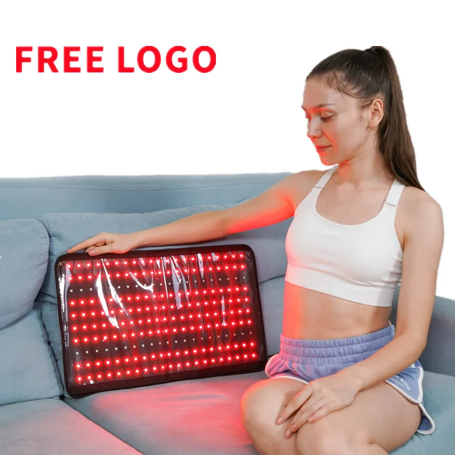 Custom Logo Laser Lipolysis Slimming Belt LED Photon Wrap 660/850nm Body Slim Red Diode Light Therapy Lipo Laser Wrap Mat