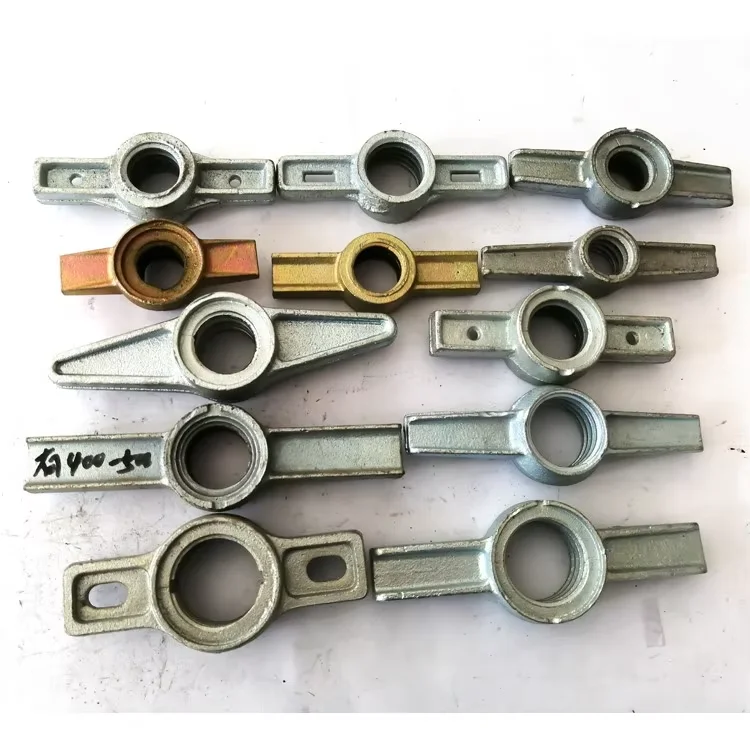 32/  34 / 38 mm Scaffolding base accessories cast casting iron wing nuts forged jack nut screw jack base scaffold Threaded nut