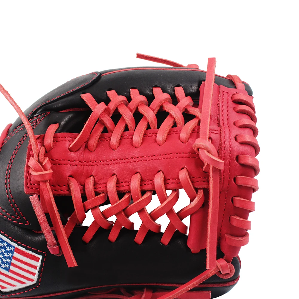 Высококачественные японские кожаные профессиональные бейсбольные перчатки-Ловец софтбола Kip