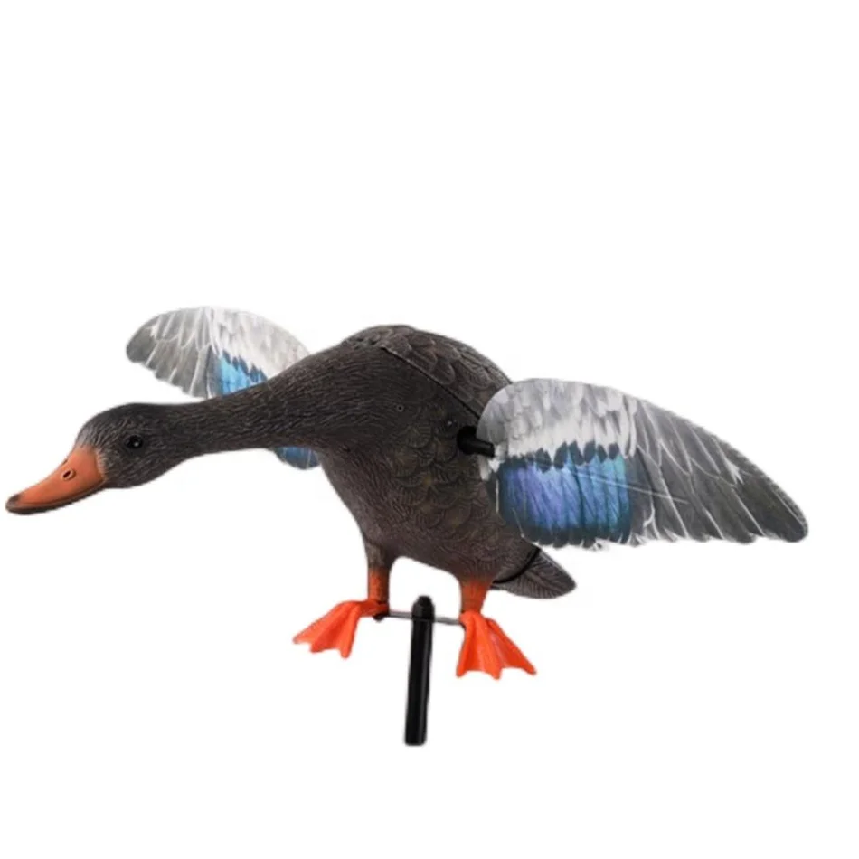 Турции оптом по 6 штук в лотах Детские V утка мотор приманка дистанционного управления приспособление для удаления Кряква Охота обманки с спиннинг крылья от Xilei