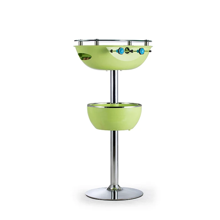 Icy table Bar Table with foosball game and drink cooler
